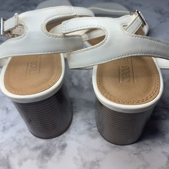 90's Y2K Chunky Heel, Square Toe Ankle Strap Heel in size 8.5 ASOS - Picture 11 of 16